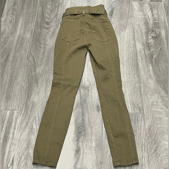 ALICE & OLIVIA JEANS paper bag skinny- 24 - Picture 2 of 7